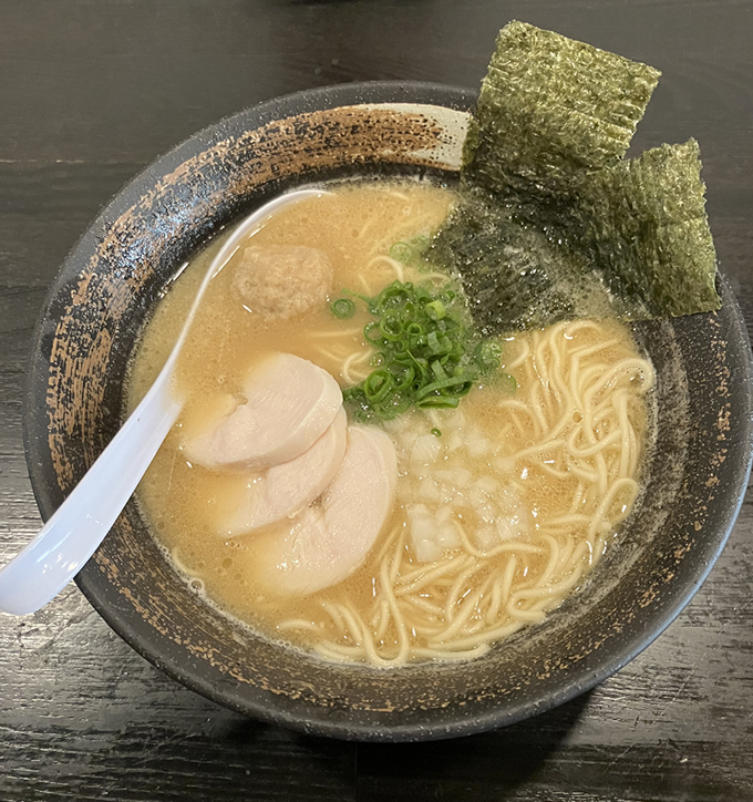 濃厚醤油鶏白湯SOBA