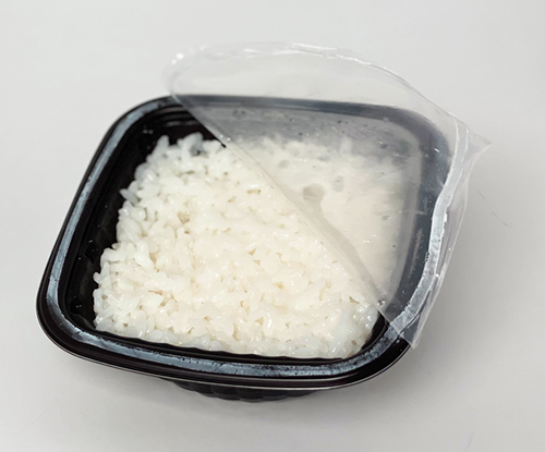 蒸気炊飯米飯で炊いたご飯容器