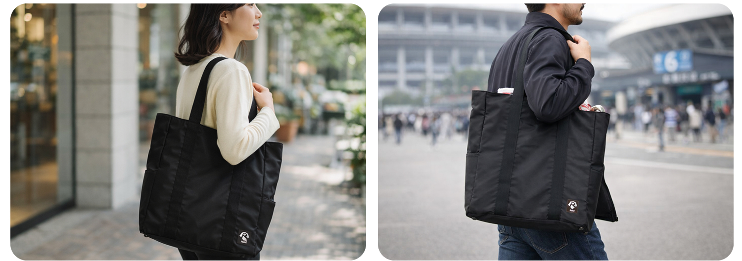 スポ活トートバッグ 使用イメージ