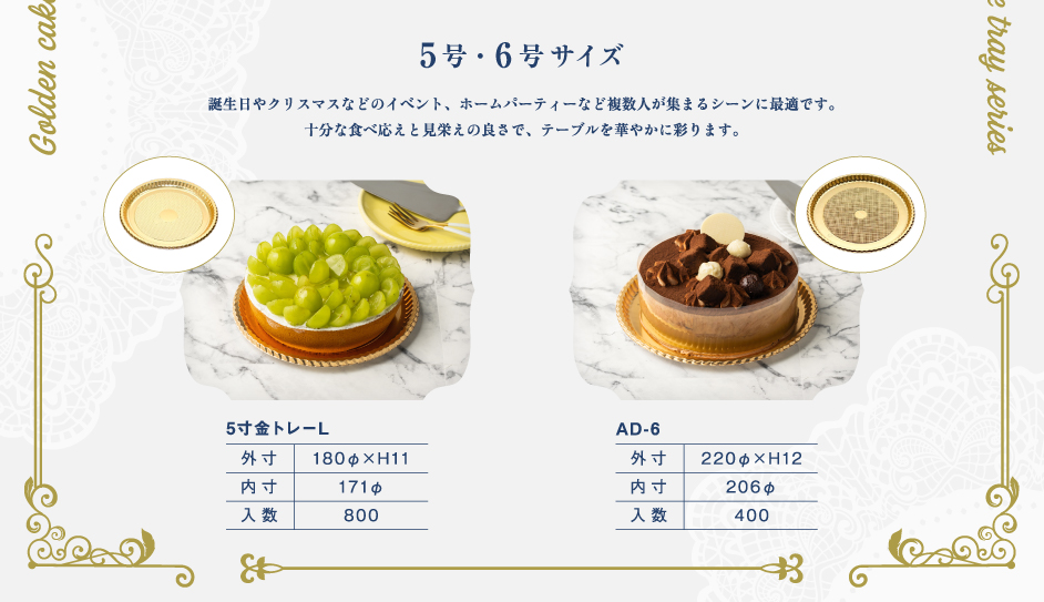 5寸金トレーL・AD-6の商品イメージ